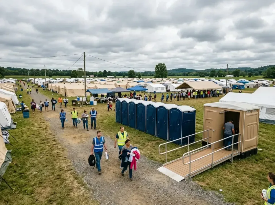 disaster-relief-camp-restrooms-010 — frequently asked questions, Dumpster & Portable Bathrooms Rental in Minot AFB, ND